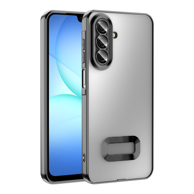 Galaxy A17 Kılıf Kamera Korumalı Logo Gösteren Zore Omega Kapak - 6