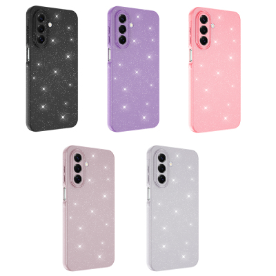 Galaxy A17 Kılıf Kamera Korumalı Simli Lüks Zore Koton Kapak - 17