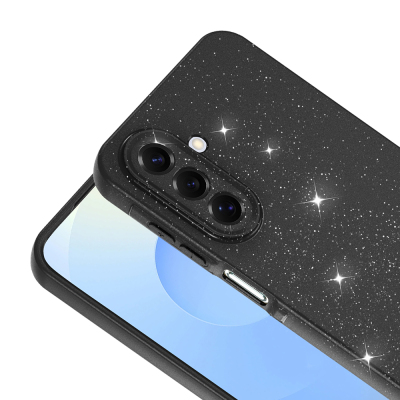 Galaxy A17 Kılıf Kamera Korumalı Simli Lüks Zore Koton Kapak - 12