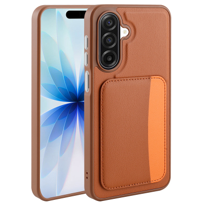 Galaxy A17 Kılıf Kartlıklı Zore X-Kart Silikon Kapak - 1