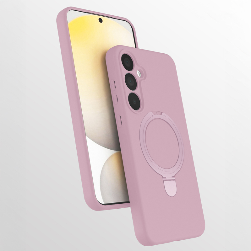 Galaxy A17 Kılıf M-safe Şarj Özellikli Standlı Zore Samara Kapak - 4