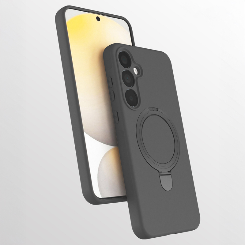 Galaxy A17 Kılıf M-safe Şarj Özellikli Standlı Zore Samara Kapak - 5