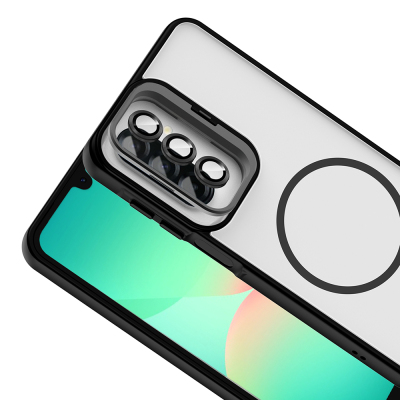 Galaxy A17 Kılıf Standlı ve Kamera Lens Hediyeli Zore Etro Kapak - 13