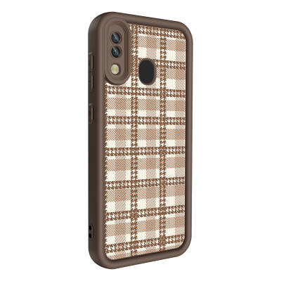 Galaxy A20 Case Camera Protected Printed Back Surface Zore Klas Cover - 10