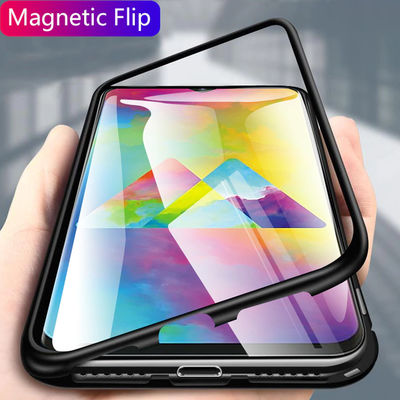 Galaxy A20 Case Zore Devrim Magnetic Glass Cover - 2