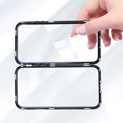 Galaxy A20 Case Zore Devrim Magnetic Glass Cover - 5