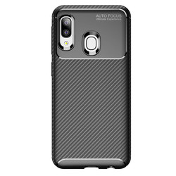 Galaxy A20E Case Zore Negro Silicon Cover - 8