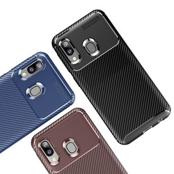 Galaxy A20E Case Zore Negro Silicon Cover - 11