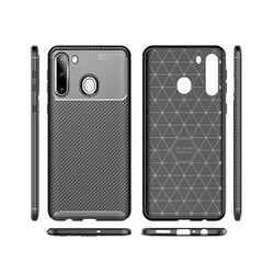 Galaxy A21 Case Zore Negro Silicon Cover - 3