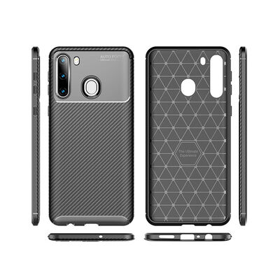 Galaxy A21 Case Zore Negro Silicon Cover - 3