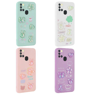 Galaxy A21S Case Relief Figured Shiny Zore Toys Silicone Cover - 2
