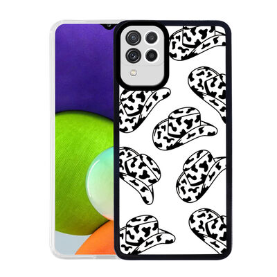 Galaxy A22 4G Case Zore M-Fit Patterned Cover - 7
