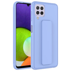 Galaxy A22 4G Case Zore Qstand Cover - 10