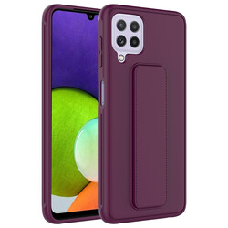 Galaxy A22 4G Case Zore Qstand Cover - 11