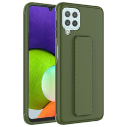 Galaxy A22 4G Case Zore Qstand Cover - 6