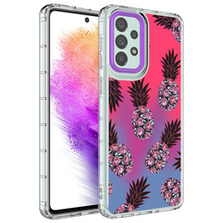 Galaxy A23 Case Camera Protected Colorful Patterned Hard Silicone Zore Korn Cover - 7