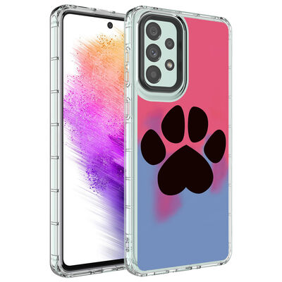 Galaxy A23 Case Camera Protected Colorful Patterned Hard Silicone Zore Korn Cover - 15