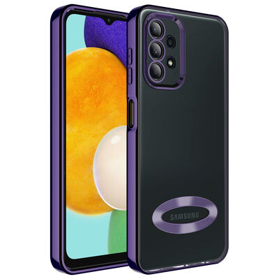Galaxy A23 Case Camera Protected Zore Omega Cover With Logo - 1