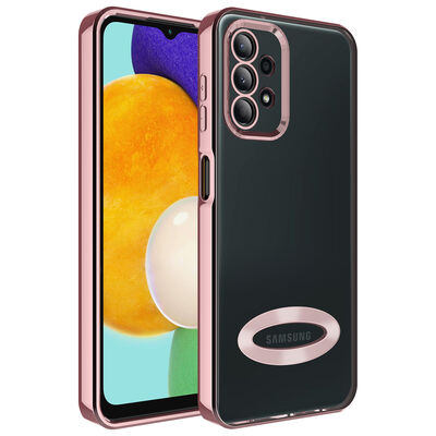 Galaxy A23 Case Camera Protected Zore Omega Cover With Logo - 4