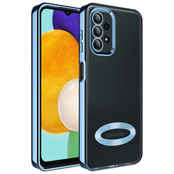 Galaxy A23 Case Camera Protected Zore Omega Cover With Logo - 9