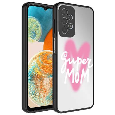 Galaxy A23 Case Mirror Patterned Camera Protected Glossy Zore Mirror Cover - 3