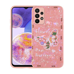 Galaxy A23 Case Patterned Hard Silicone Zore Mumila Cover - 3