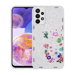 Galaxy A23 Case Patterned Hard Silicone Zore Mumila Cover - 7