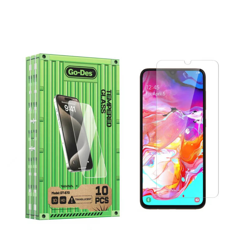 Galaxy A23 Go Des Fingerprint-Free 9H Oleophobic Bom Glass Screen Protector 10 Pack - 2