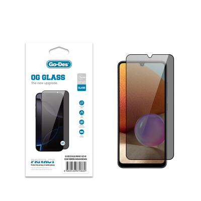 Galaxy A23 Go Des OG Glass Privacy Antistatic Tempered Glass Screen Protector - 2