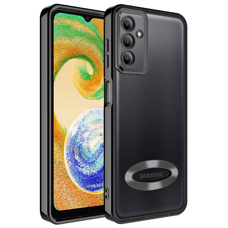 Galaxy A24 Case Camera Protected Zore Omega Cover Showing Logo - 8