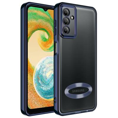 Galaxy A24 Case Camera Protected Zore Omega Cover Showing Logo - 11