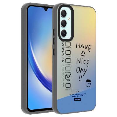 Galaxy A24 Case Patterned Zore Dragon Hard Cover - 3