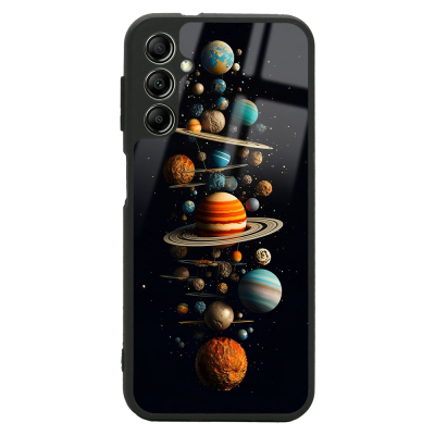Galaxy A24 Case with Camera Protection, Patterned Zore Lusi Cover - 7