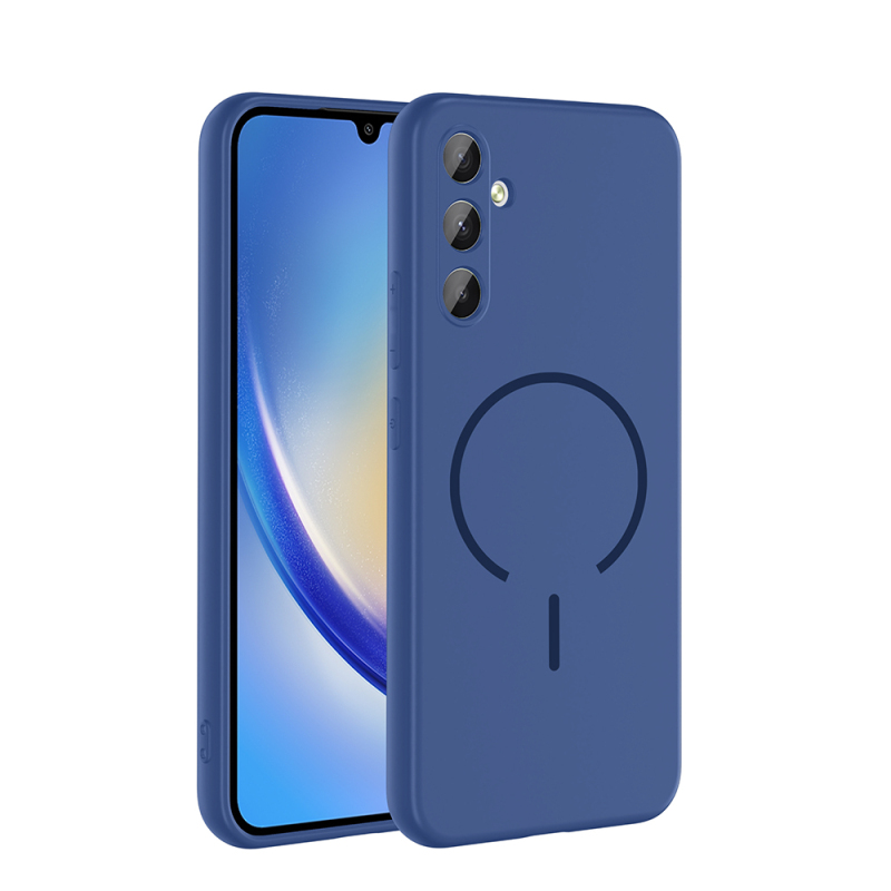 Galaxy A24 Case Zore Meta Cover with M-safe Charging Feature - 5