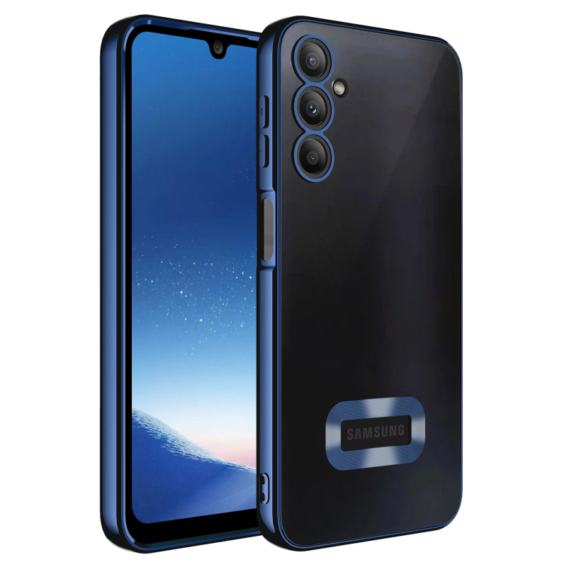 Galaxy A24 Kılıf Kamera Korumalı Logo Gösteren Zore Omega Kapak - 5