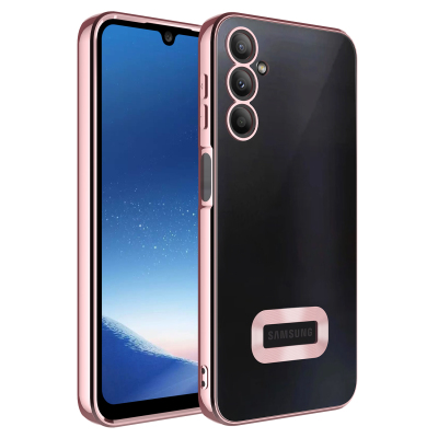 Galaxy A24 Kılıf Kamera Korumalı Logo Gösteren Zore Omega Kapak - 6
