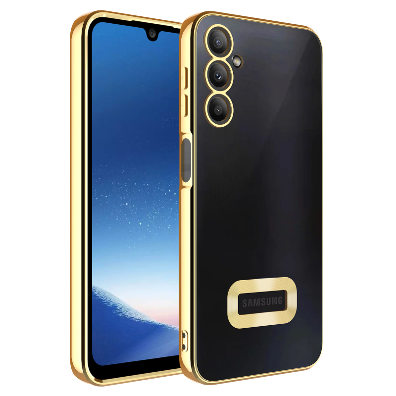Galaxy A24 Kılıf Kamera Korumalı Logo Gösteren Zore Omega Kapak - 10