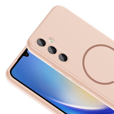 Galaxy A24 Kılıf M-safe Şarj Özellikli Zore Meta Kapak - 19