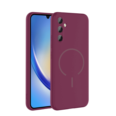 Galaxy A24 Kılıf M-safe Şarj Özellikli Zore Meta Kapak - 1