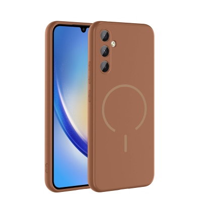 Galaxy A24 Kılıf M-safe Şarj Özellikli Zore Meta Kapak - 3