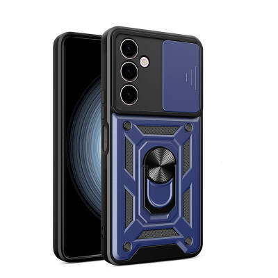 Galaxy A24 Case Magnetic Stand Camera Protector Zore Sliding Vega Cover - 10