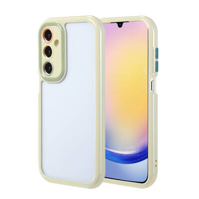 Galaxy A25 Case Camera Protected Colored Edge and Frame Design Zore Vitamin Cover - 2