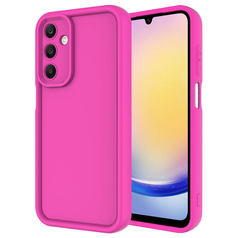 Galaxy A25 Case Camera Protected Zore Ananas Cover - 4