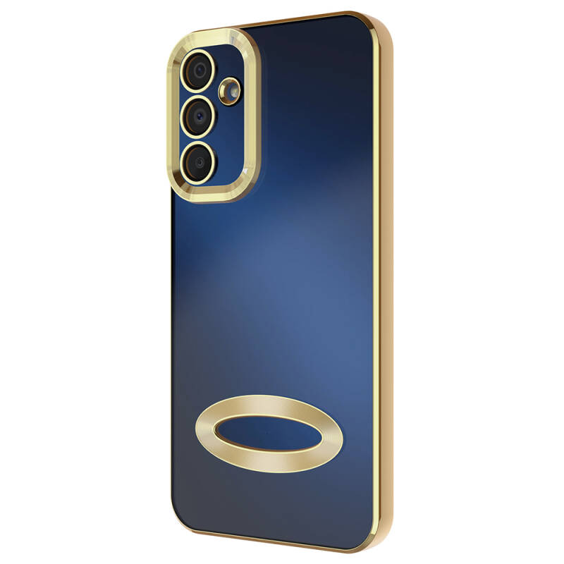 Galaxy A25 Case Camera Protection Zore Omega Cover Showing Logo - 9