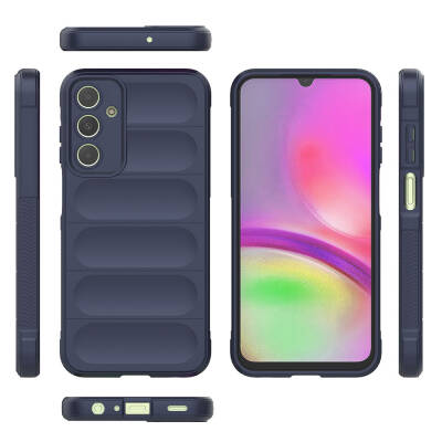 Galaxy A25 Case Flexible TPU Hollow Back Surface Design Zore Etnik Silicone Cover - 11