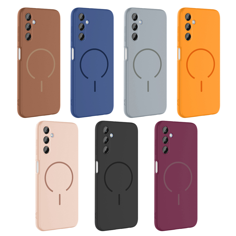 Galaxy A25 Case Zore Meta Cover with M-safe Charging Feature - 23