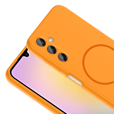 Galaxy A25 Kılıf M-safe Şarj Özellikli Zore Meta Kapak - 18