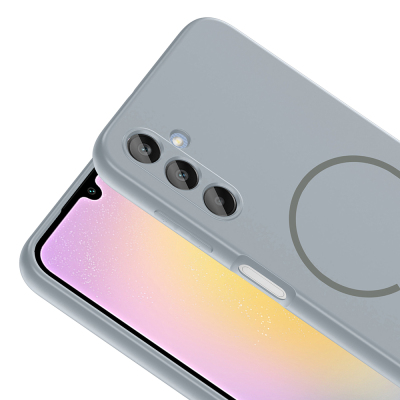 Galaxy A25 Kılıf M-safe Şarj Özellikli Zore Meta Kapak - 21