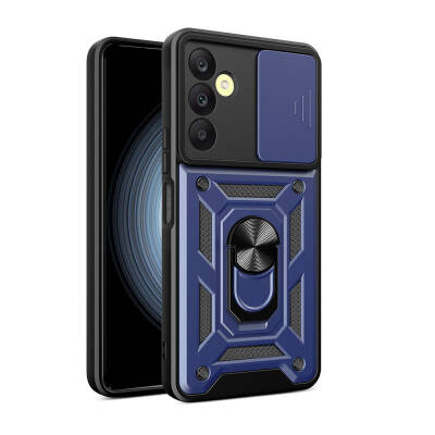 Galaxy A25 Case Magnetic Stand Camera Protector Zore Sliding Vega Cover - 1