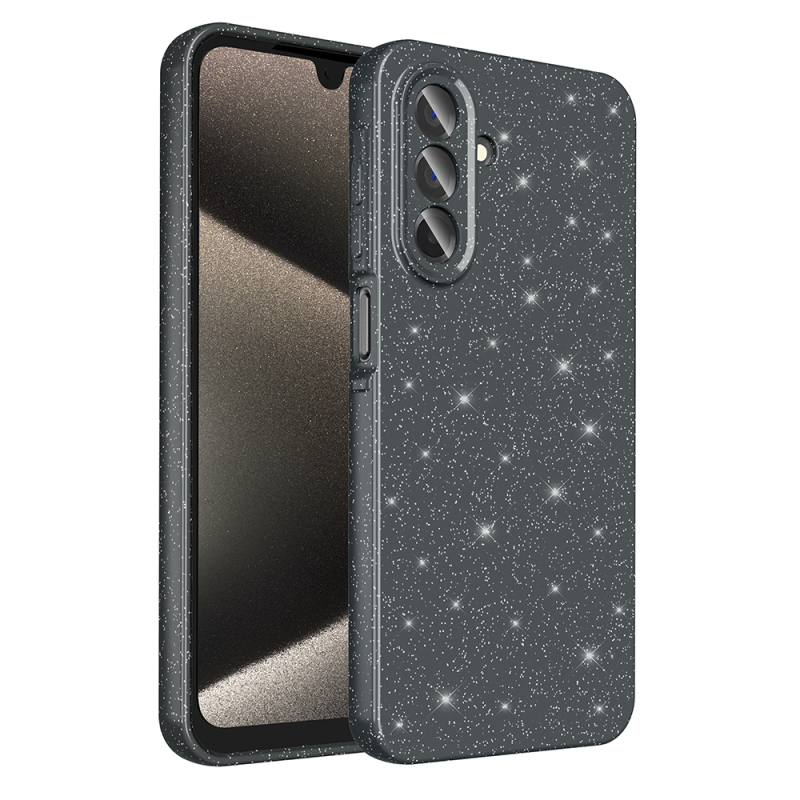 Galaxy A26 Case Camera Protection Glitter Luxury Zore Koton Cover - 1